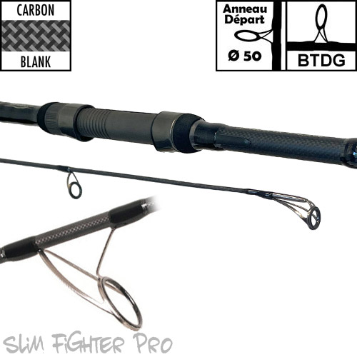 Carp Design Slim Fighter Pro 50mm 12' 3.5lbs Full Shrink Rod | Chronocarp