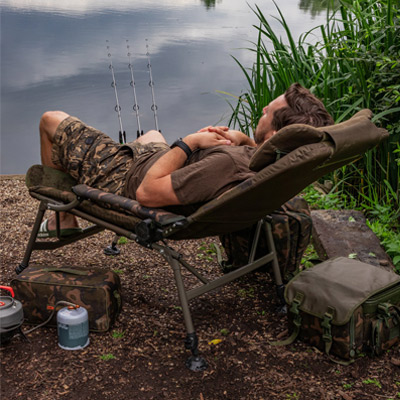 fox super recliner fishing chair