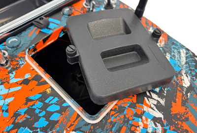 Bateau Amorceur CCarp Flash Boat Blue & Orange - description 12