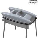 support-bateau-bait-boat-pod-inox-noir-pour-deeper-spark