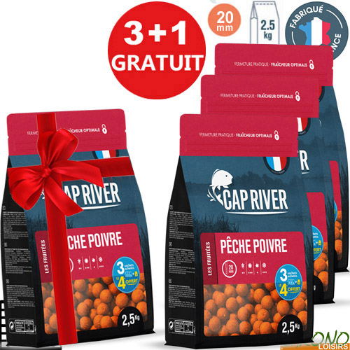 Bouillettes Flottantes pêche de la carpe POP-UPS 16-20mm Strawbanana CAPERLAN