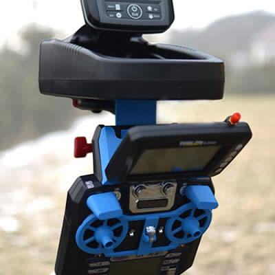 Support Ecran X-Pilot Bait Boat Pod pour télécommande Futaba T6K Black - description 01