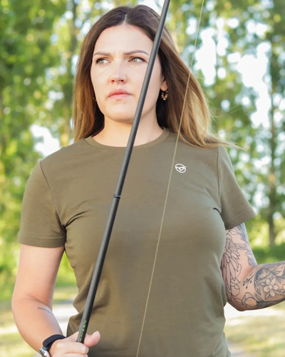 T-Shirt Korda Women Mandala Dark Olive - description 02