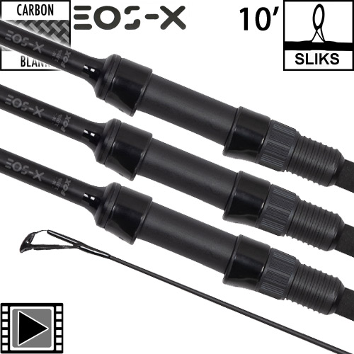 Fox EOS X 10' 3lbs Full Shrink Rod (x3) | Chronocarp