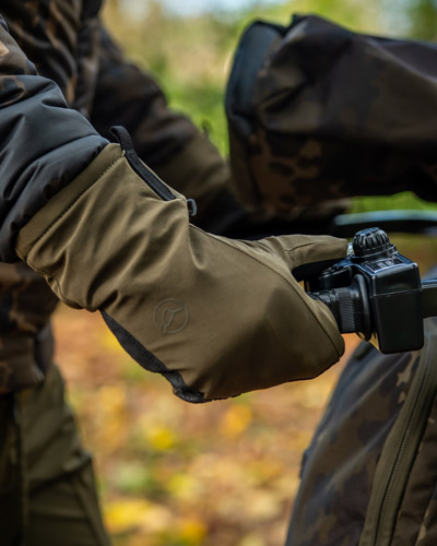 Mouffle Korda Mittens Dark Olive - description 04