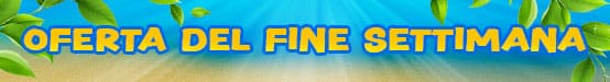 Offerte del fine settimana